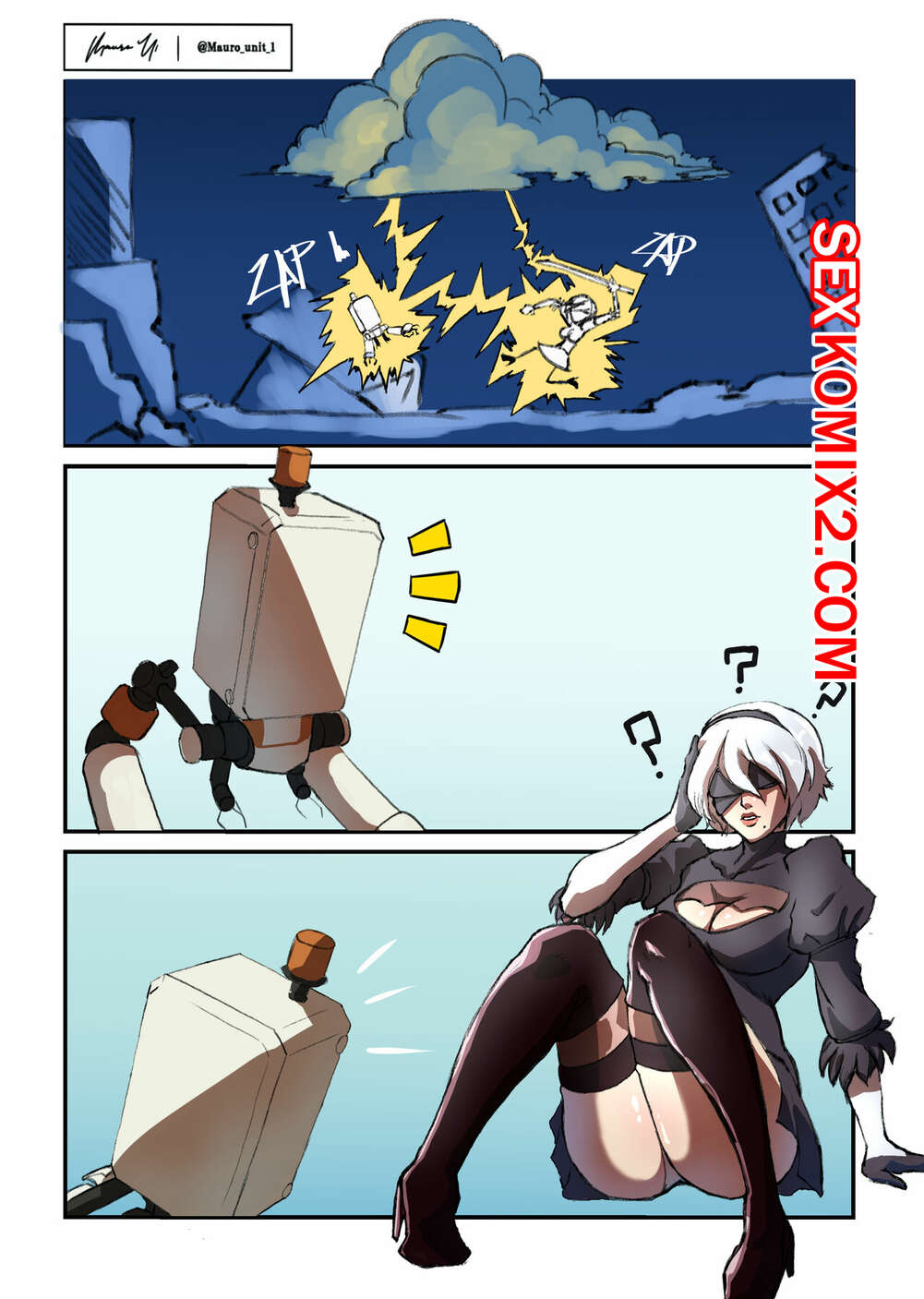 Порно комикс 2B. NieR Automata. TSFSingularity. Mauro Unit1. 2Bnot