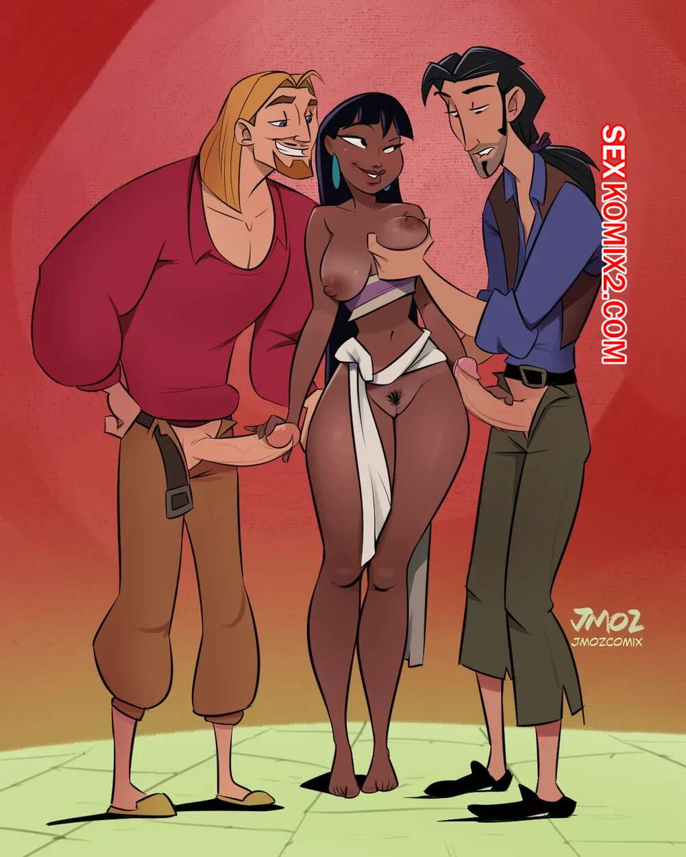 Порно комикс 3some to El dorado. the road to el dorado. Jmoz