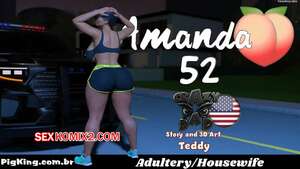 Порно комикс Аманда. Часть 52. Amanda. CrazyDad3D