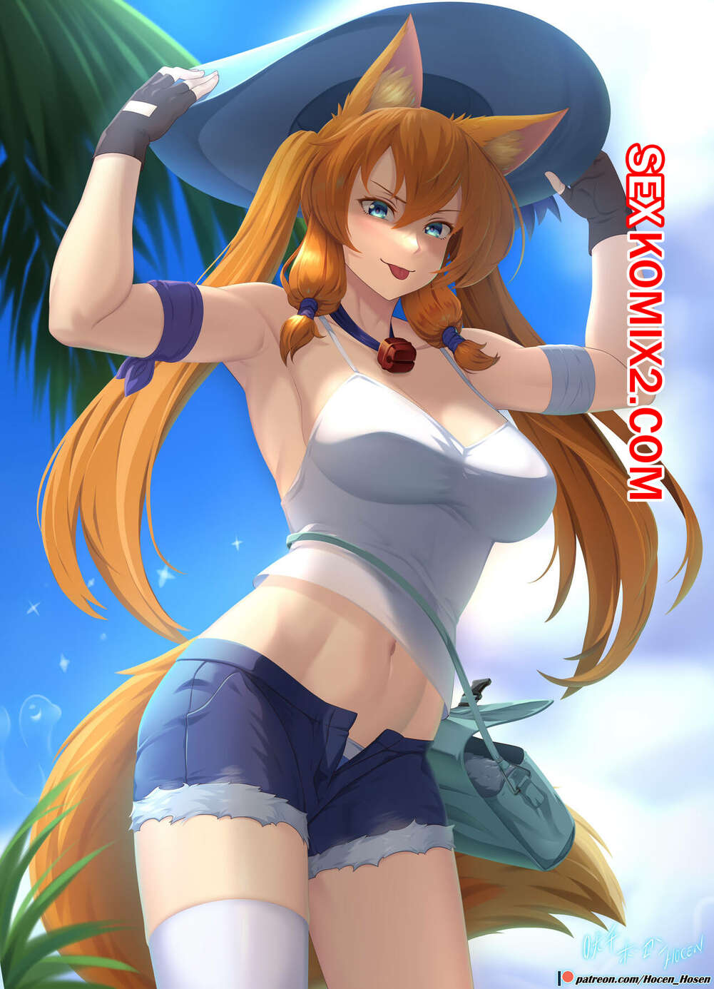 Порно комикс Blue Archive. Арты. Hocen