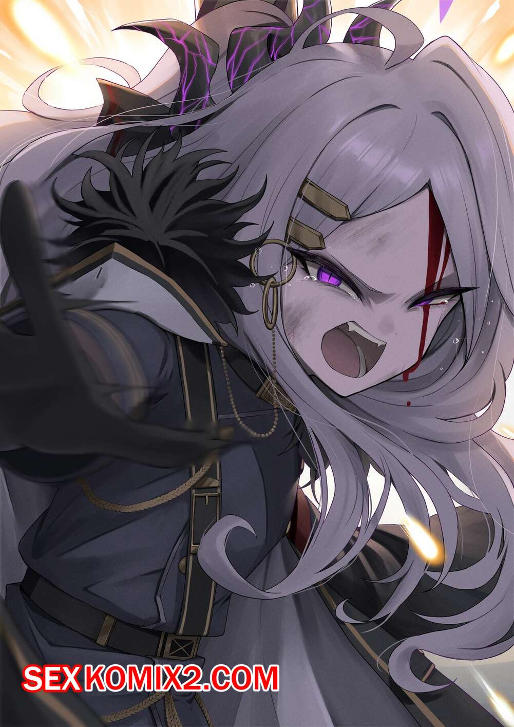 Порно комикс Blue Archive. Hina. karadborg