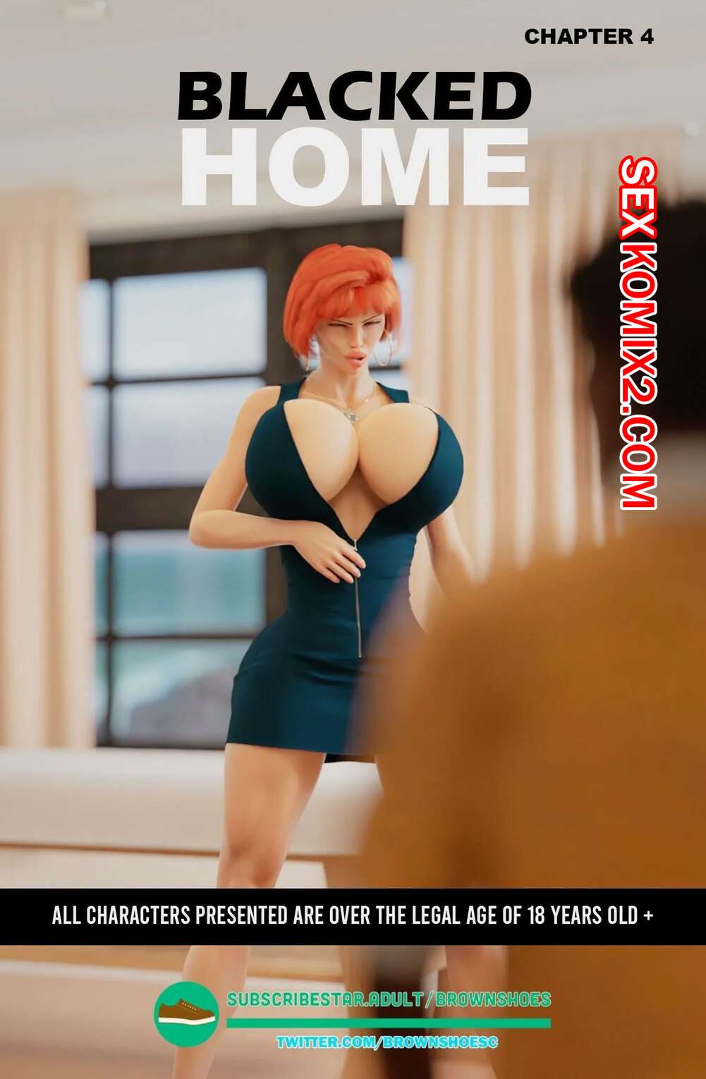 Порно комикс Черный дом. Часть 4. Blacked Home. Brown Shoes