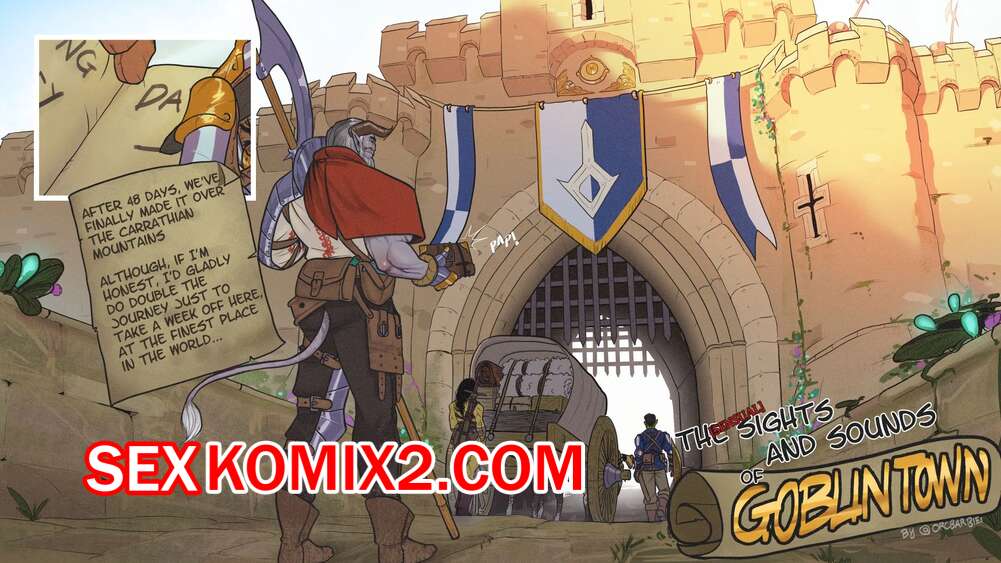 Порно комикс Чувственные виды и звуки города гоблинов. OrcBarbies