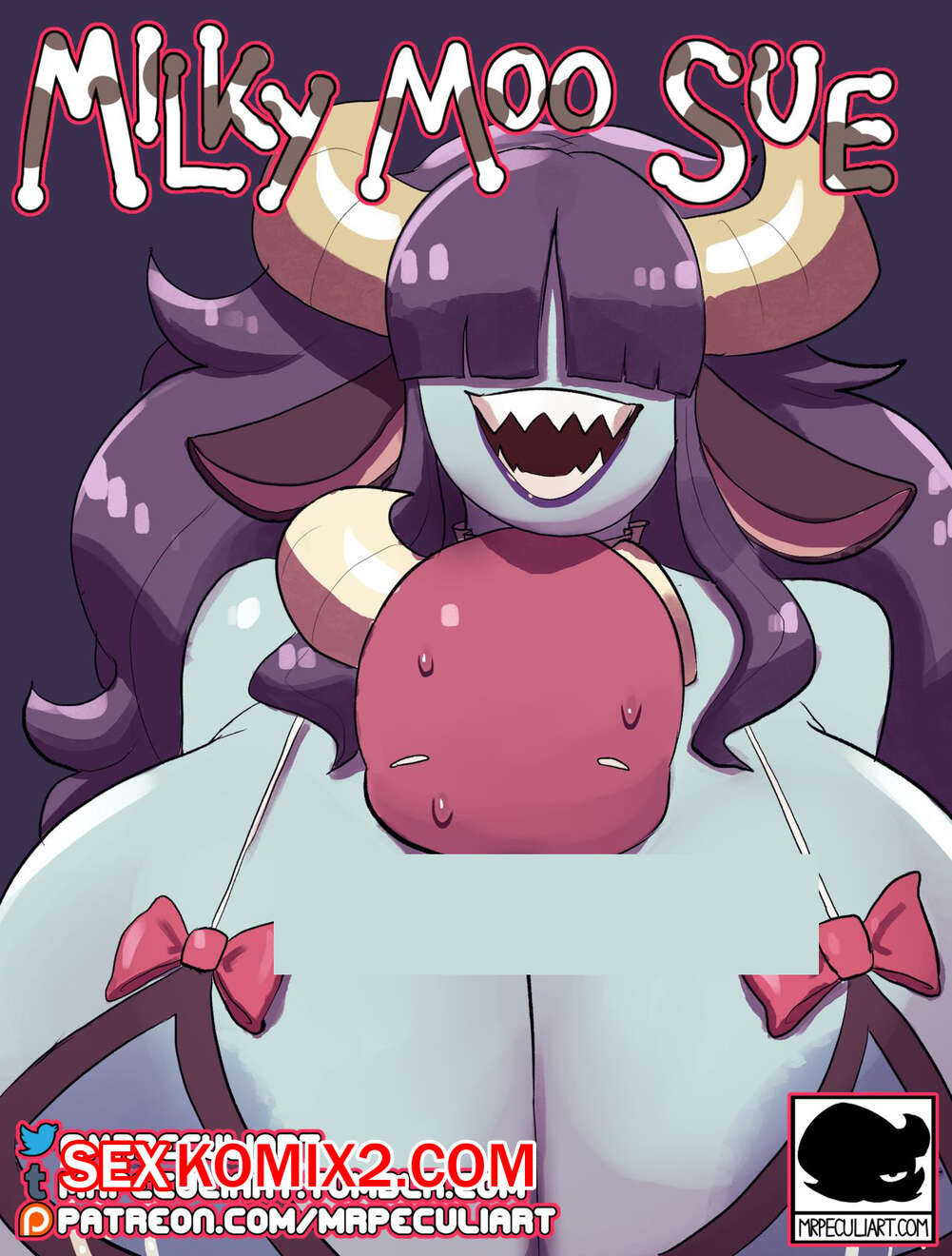 Порно комикс Демоны Денди. Молочная корова Сью. Peculiart