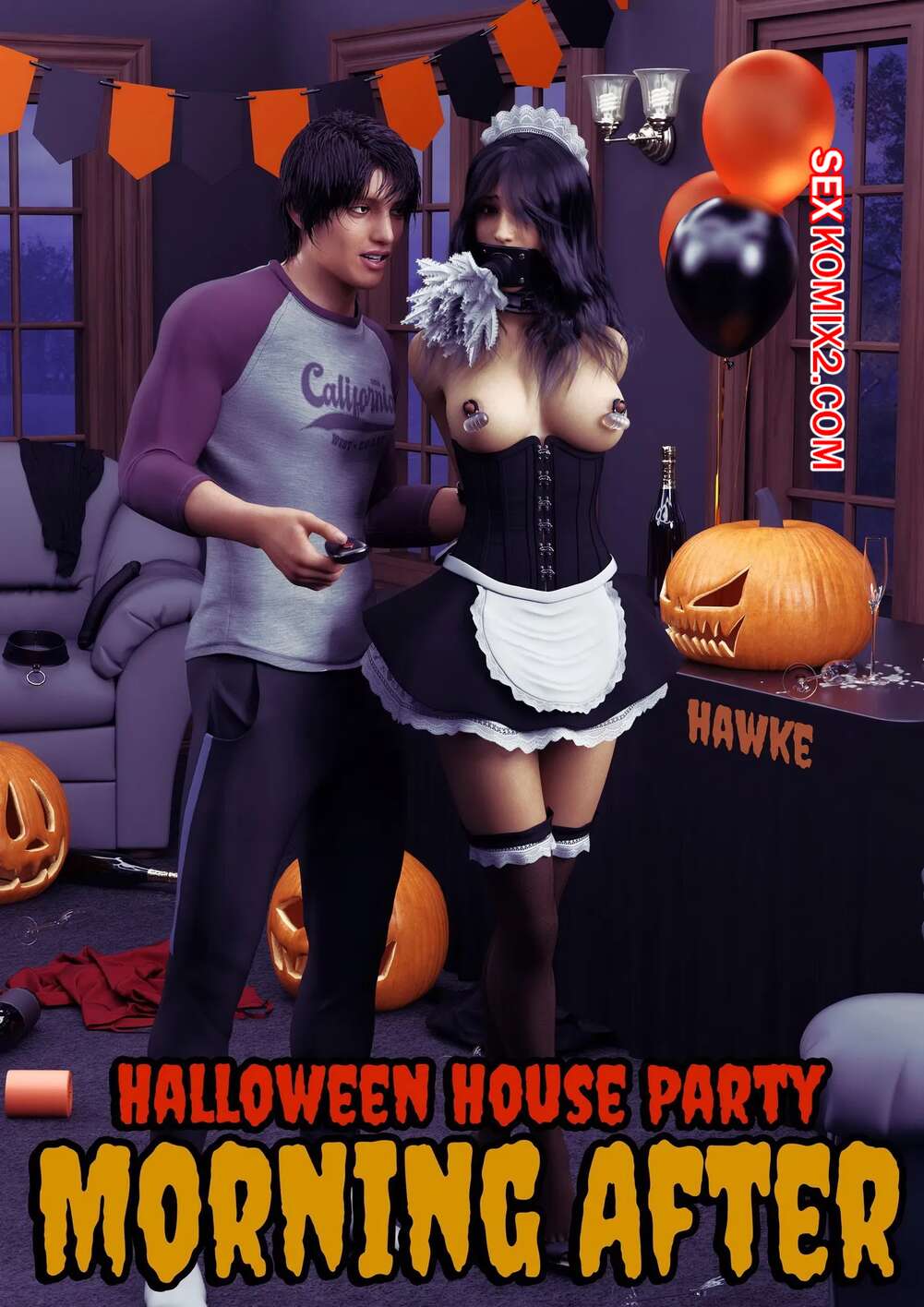 🍓 Порно комикс Домашняя вечеринка на Хэллоуин. Часть 2. Halloween House  Party. Hawke эро комикс но обнаружил в 🍓 | Порно комиксы | bonsporn.com