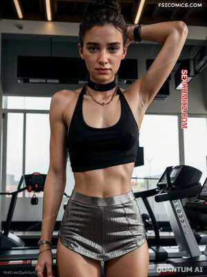 Порно комикс Ellie Williams. Last Of Us 2 At Gym. QuantumAI