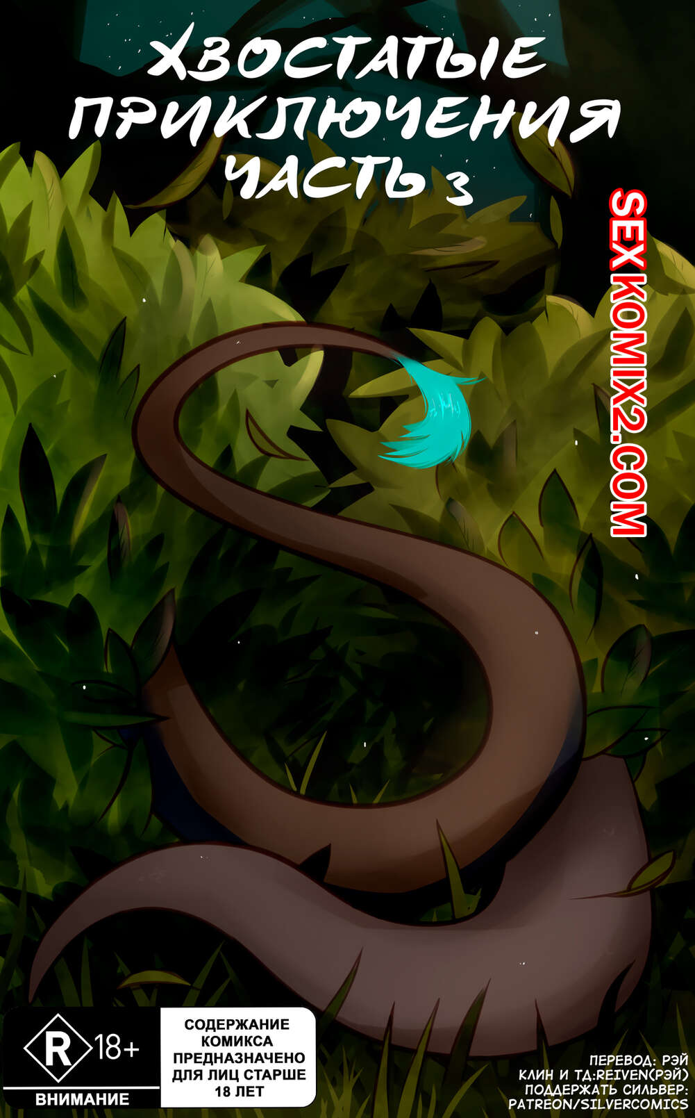 Порно комикс Фурри. Сильвер. Хвостатые приключения. Часть 3