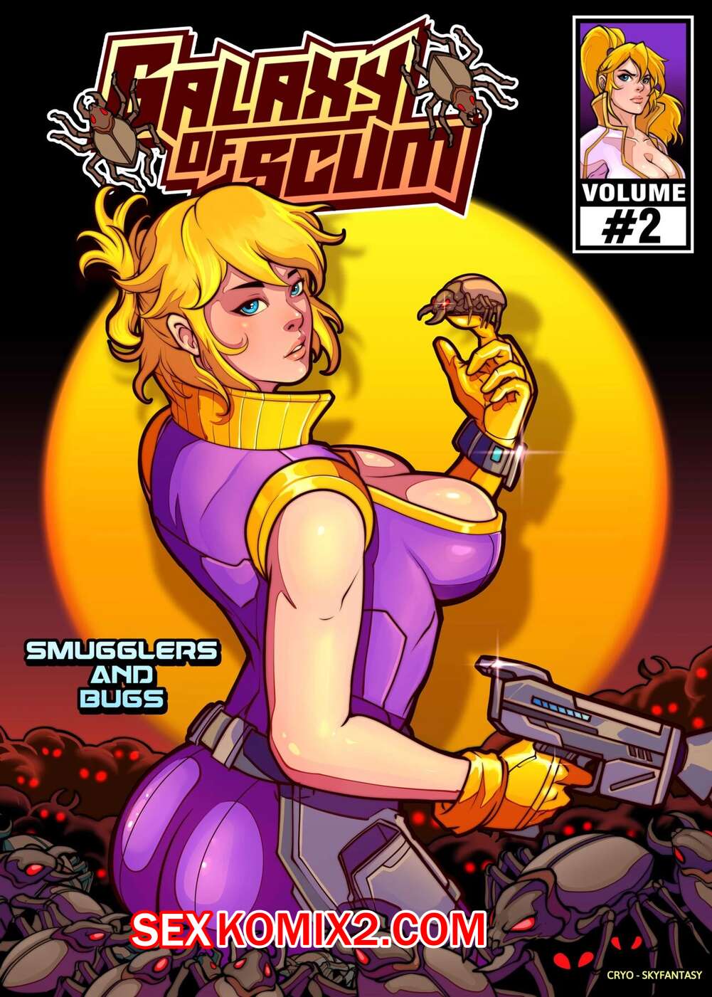 Порно комикс Галактика отбросов. Часть 2. Контрабандисты и насекомые. Galaxy of Scum