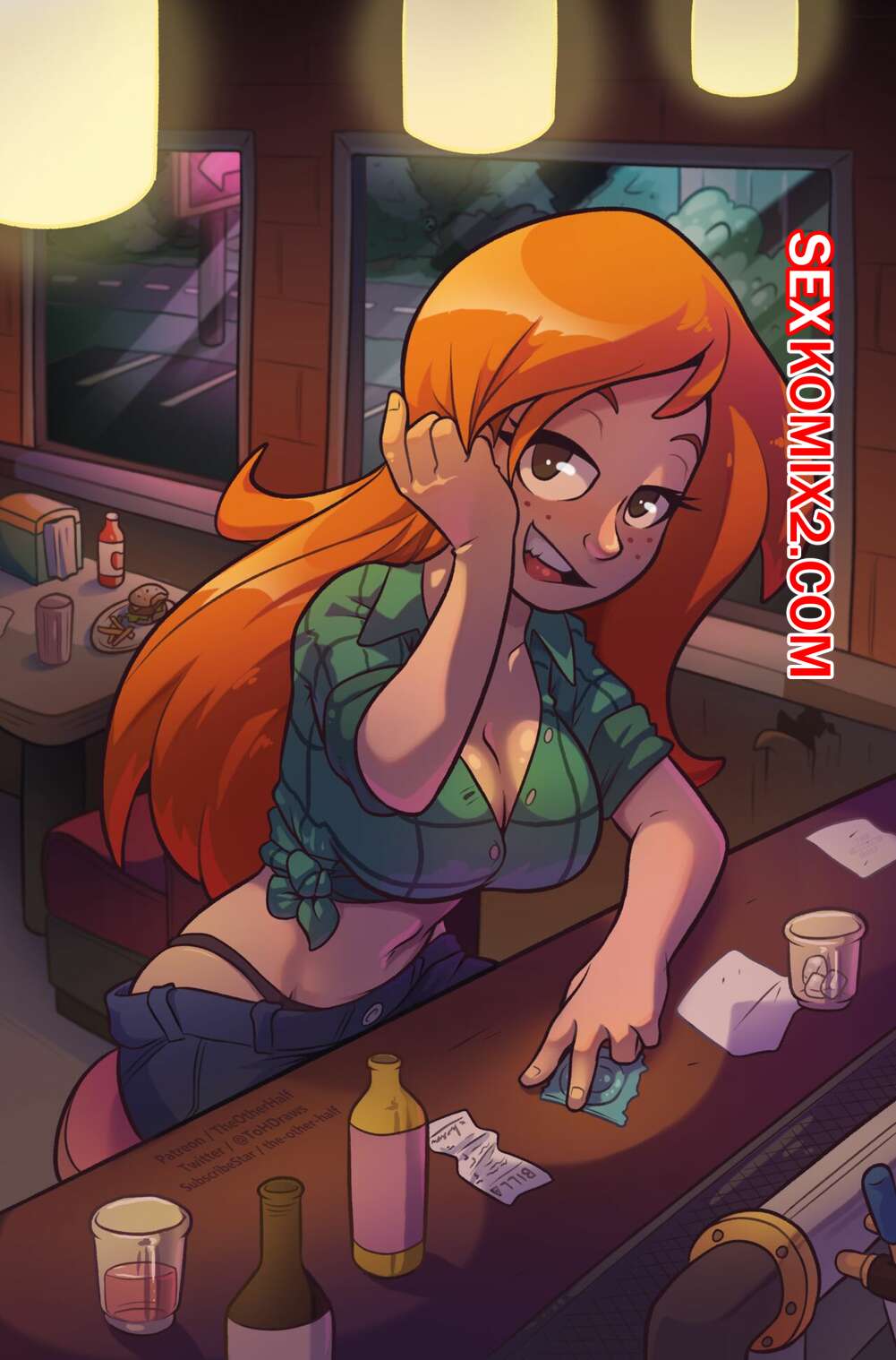 Порно комикс Гравити. Венди Кордрой. Wendy Corduroy. TheOtherHalf