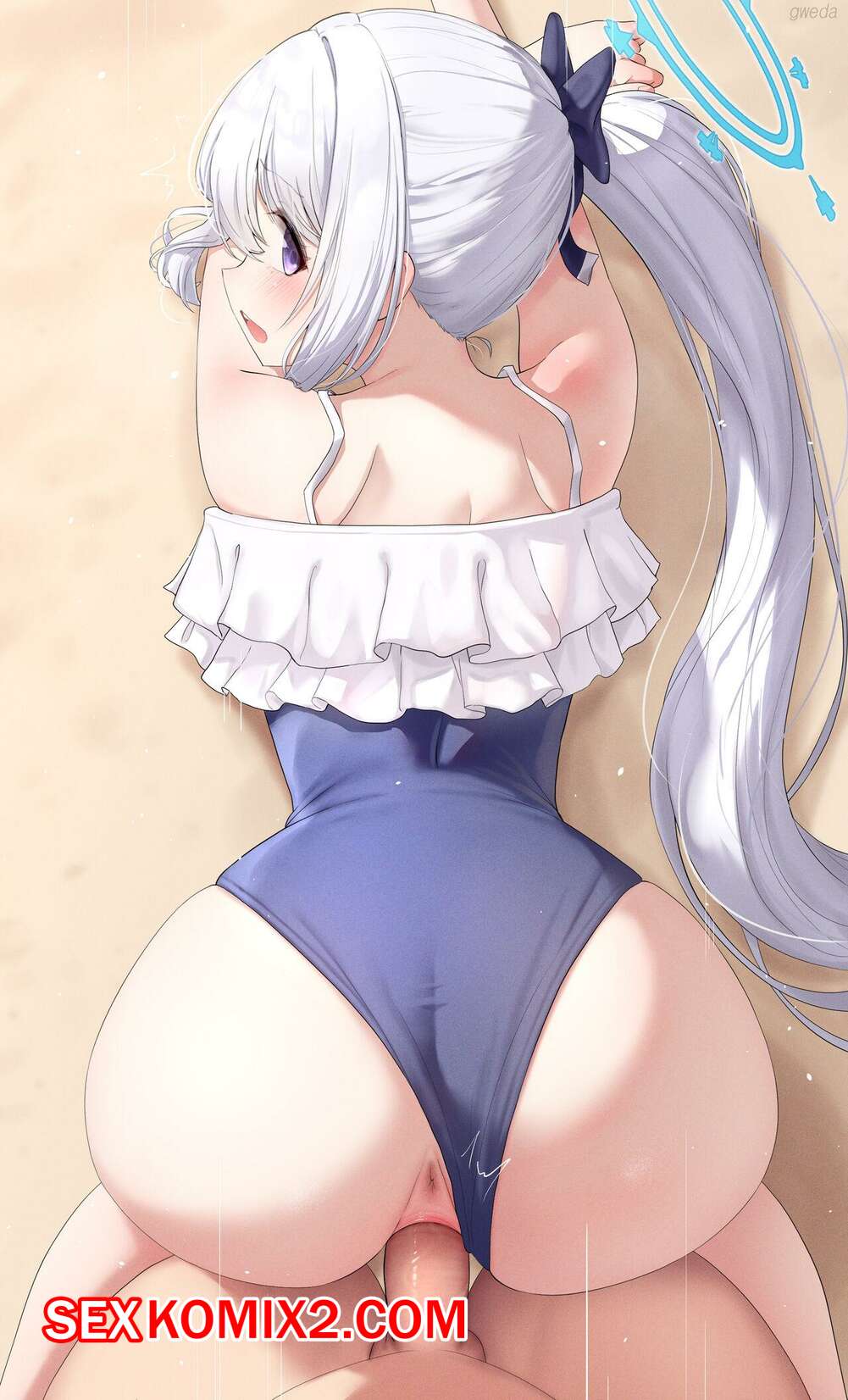 Порно комикс Gweda. Tsukiyuki Miyako. Blue Archive