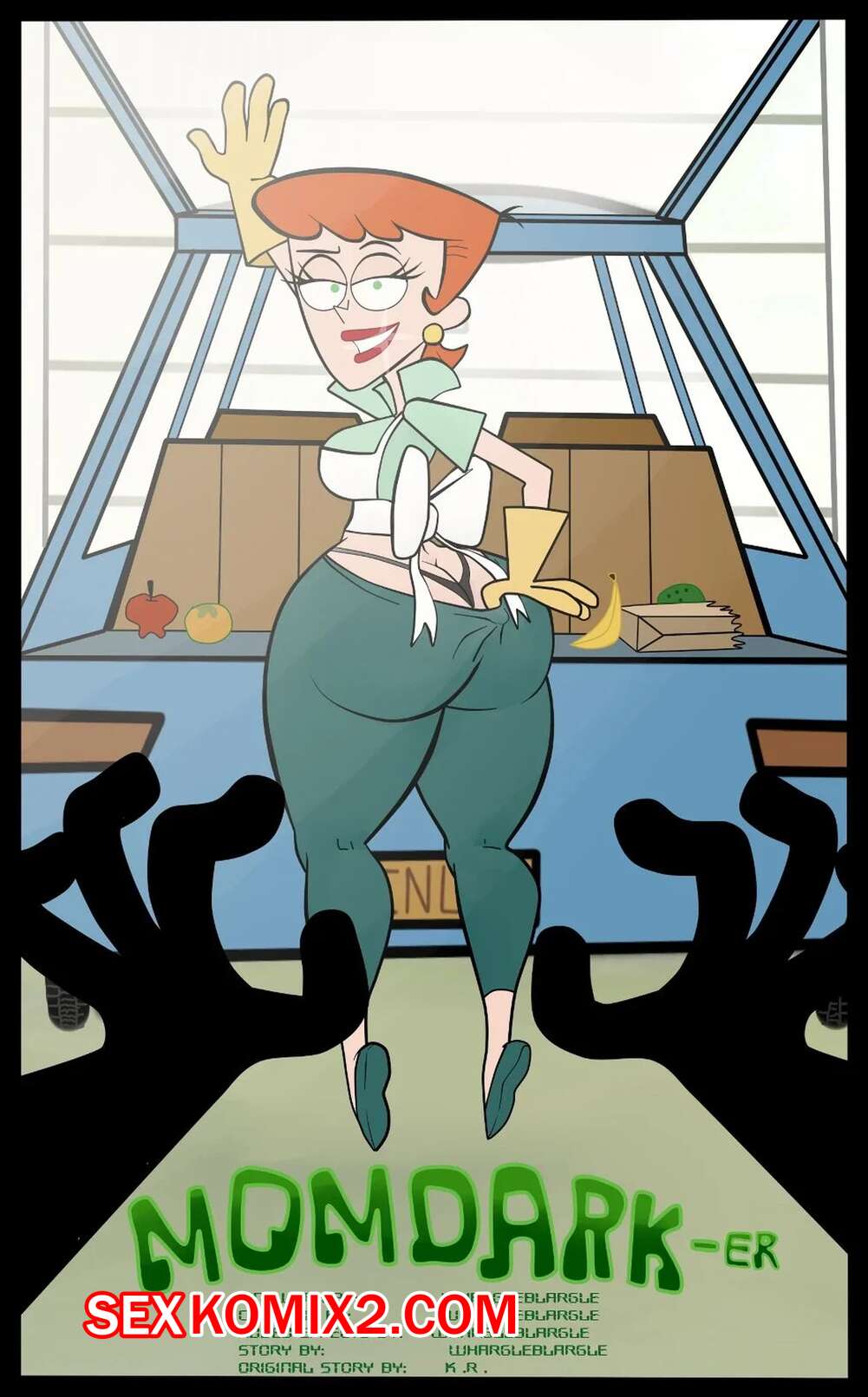 Порно комикс Лаборатория Декстера. Мамдаркер. Часть 1. MomDarker. Whargleblargle.