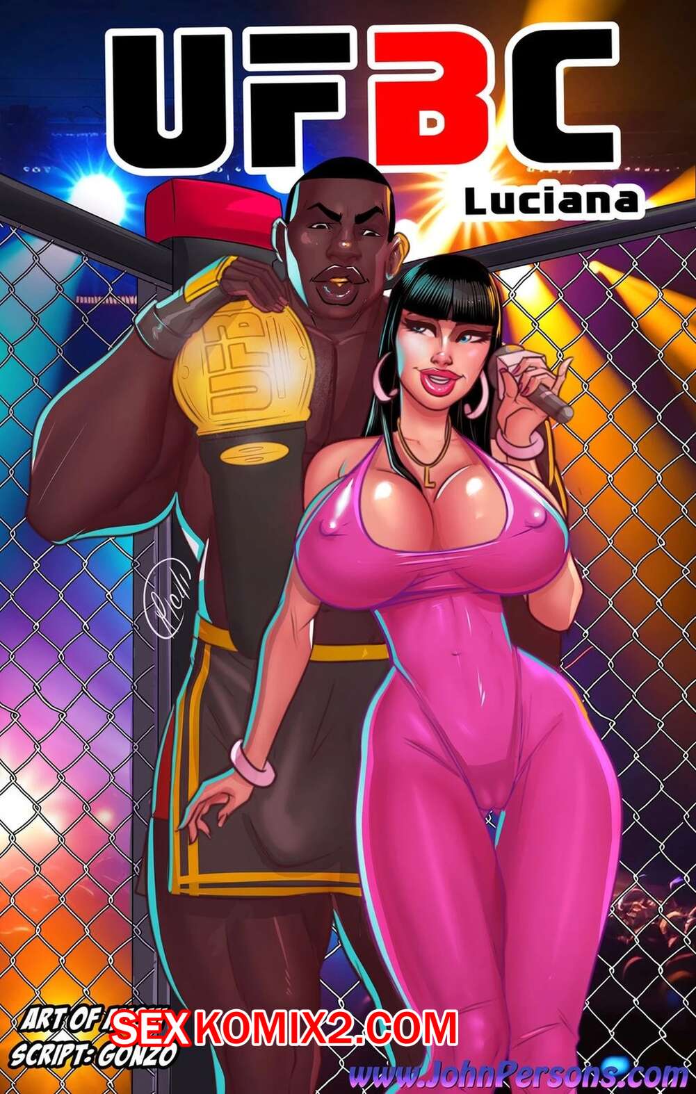 Порно комикс Люсиана Фелинни. ЮФБС. Luciana Fellini. UFBC. JohnPersons, Michi.