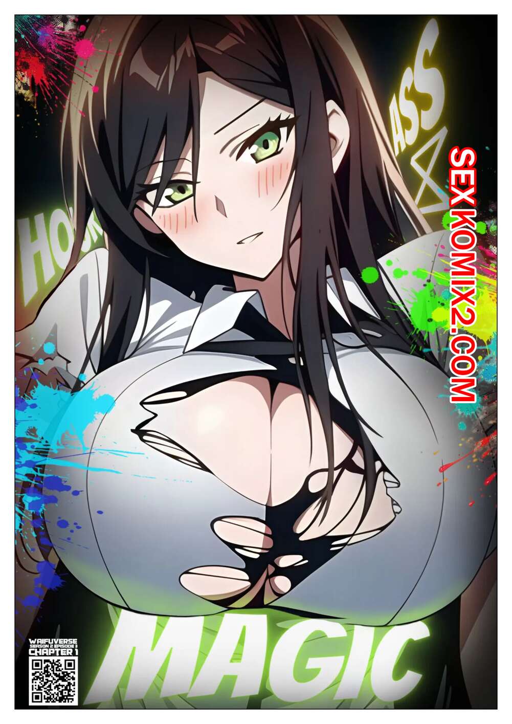 Порно комикс Магия песочных часов. Hourglass Magic.AI Generated.