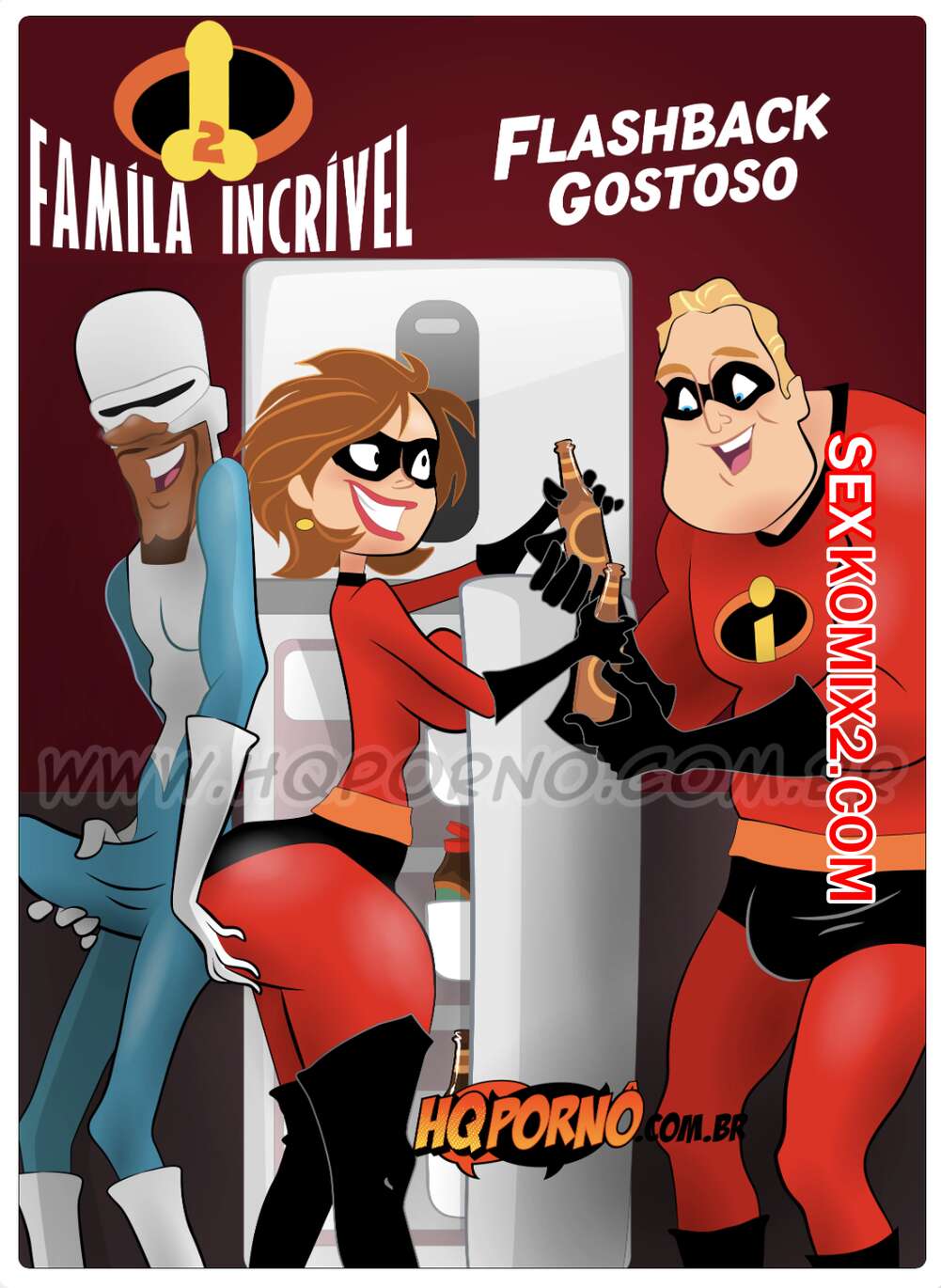 Порно комикс Невероятная семья. Часть 2. Вкусное воспоминание. Familia Incrivel. HQporno