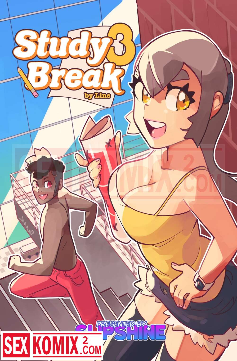Порно комикс Перерыв в учёбе. Часть 3. Study Break.
