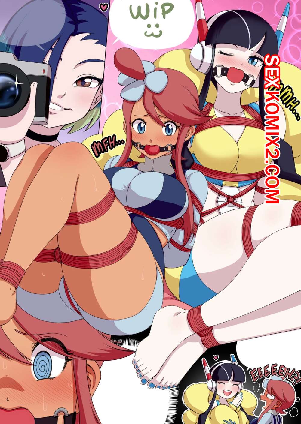 Порно комикс Pokemon. Скайла. Skyla. Issa Castagno.