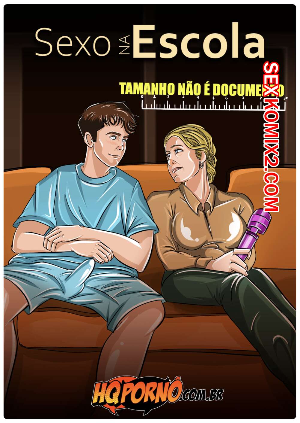 Порно комикс Половое воспитание. Часть 2. Sexo na escola. HQPorno