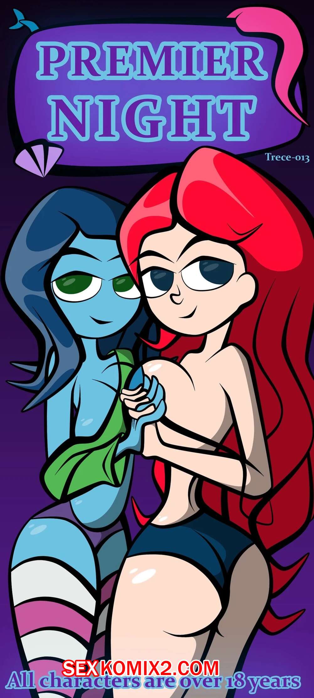 Порно комикс Руби Гиллман, Кракен подросток. Ruby Gillman, Teenage Kraken. Premier Night