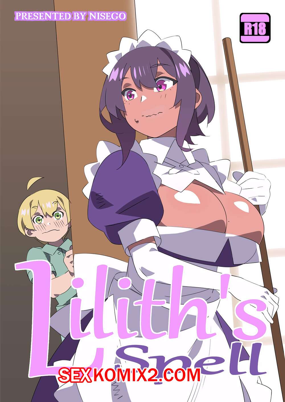 Порно комикс Saikin Yatotta Maid ga Ayashii. Заклинание Лилит. Nisego