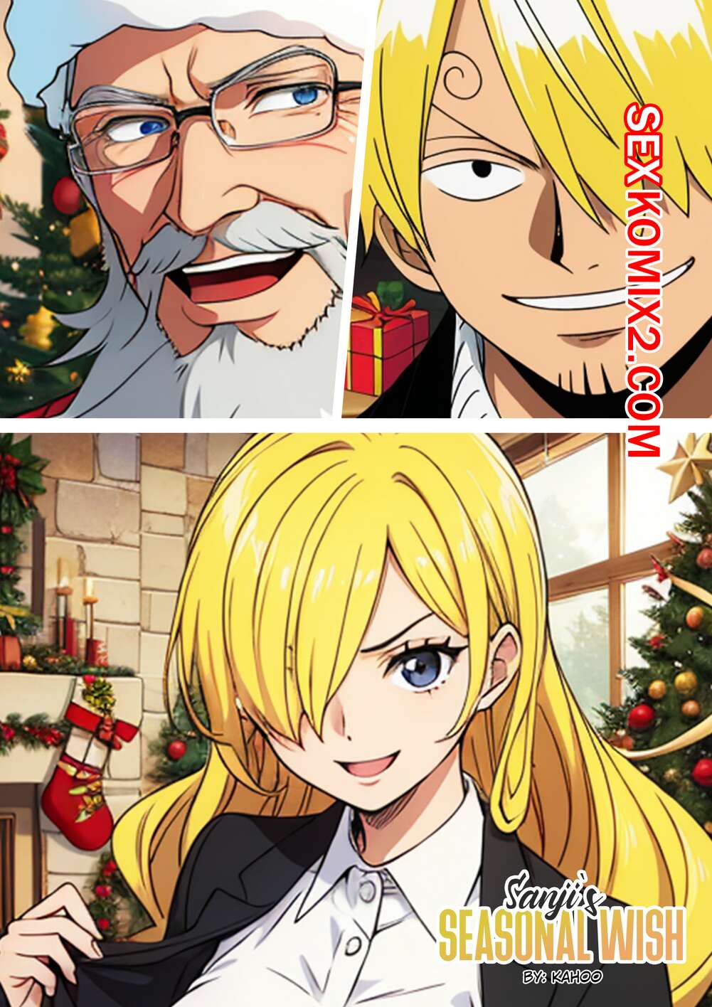 Порно комикс Sanjis Seasonal Wish. Kahoo.