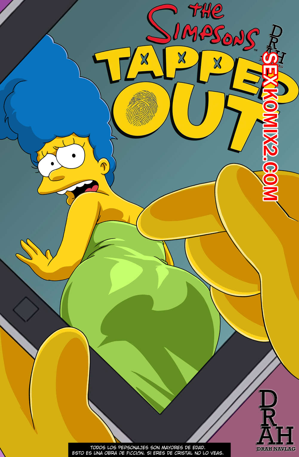 Порно комикс Симпсоны. Постучать. The Simpsons. Tapped Out. Drah Navlag