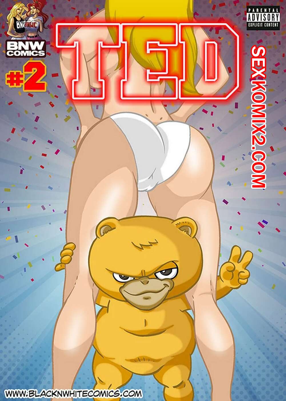 Порно комикс ТЭД. Часть 2. TED. BlackNWhiteComics