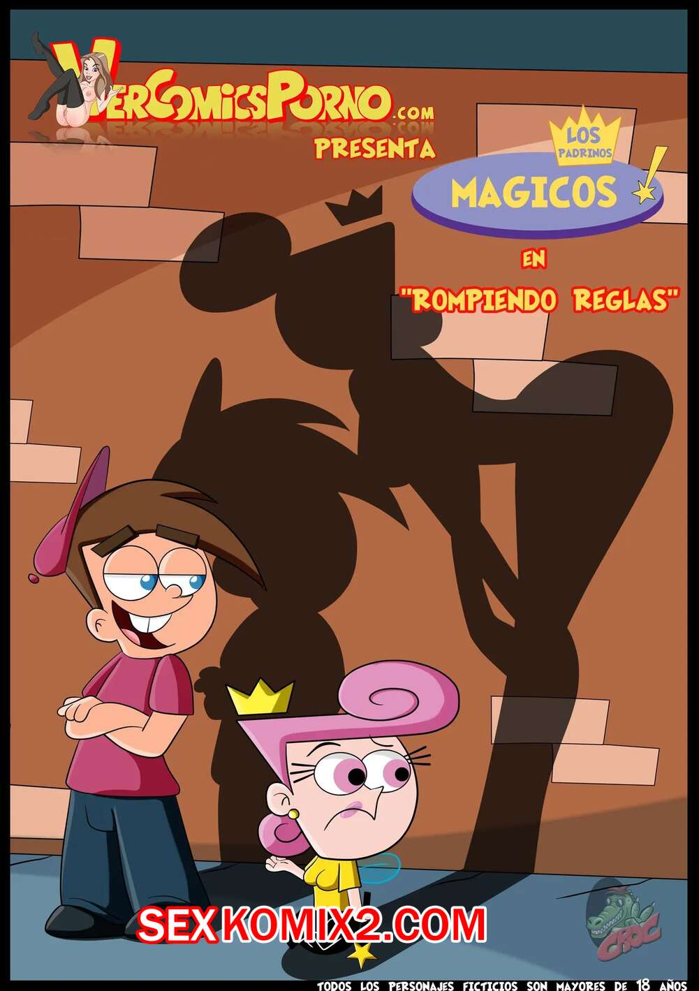 Порно комикс The Fairly OddParents. Нарушение правил. Часть 1. Breaking The Rules. Croc.