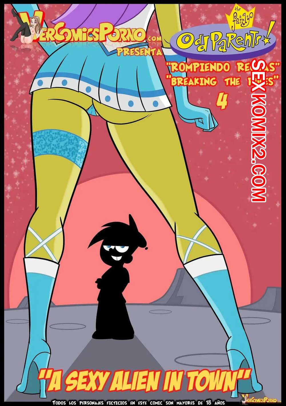 Порно комикс The Fairly OddParents. Нарушение правил. Часть 4. Breaking The Rules. Croc