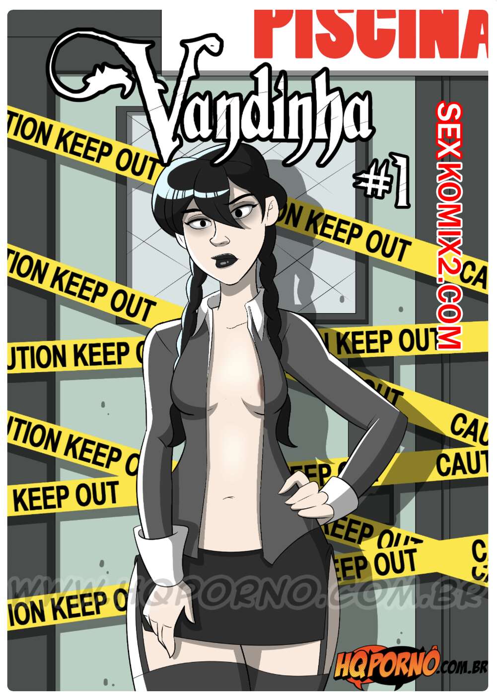 Порно комикс Уэнсдэй. Часть 1. Не связывайся с моим братом. Vandinha. HQPorno