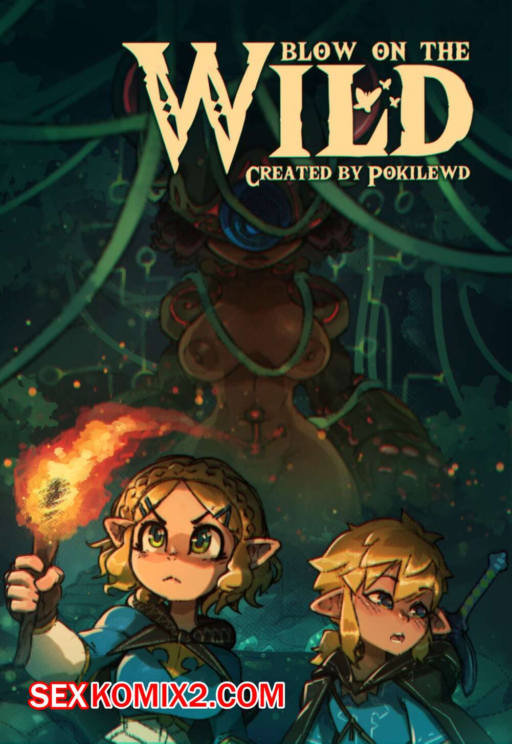 Порно комикс Зельда. Z-Botw Salida. zelda.